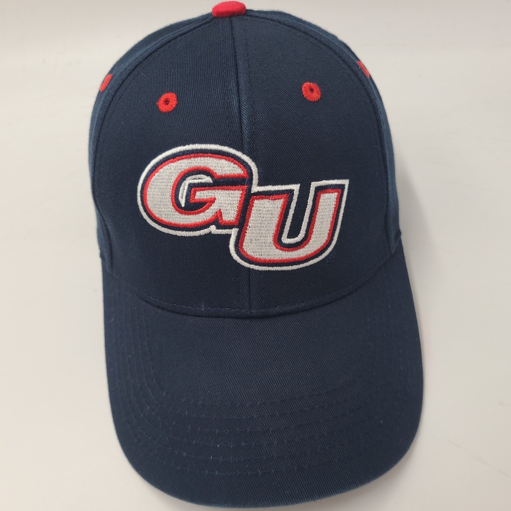 Gonzaga Bulldogs Hat Adjustable Captivating Headwear Blue Red NCAA University‎